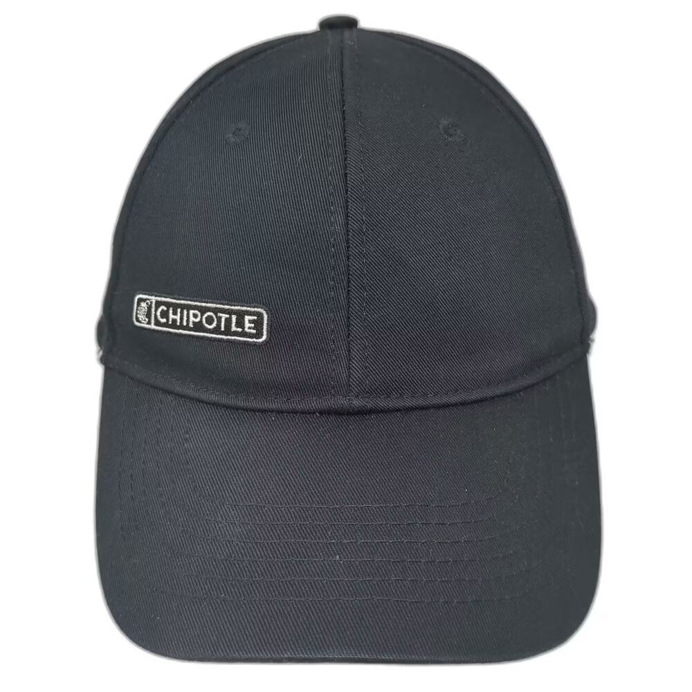 Loomstate Chipotle Baseball Cap Black White Strapback Hat One Size Adjustable